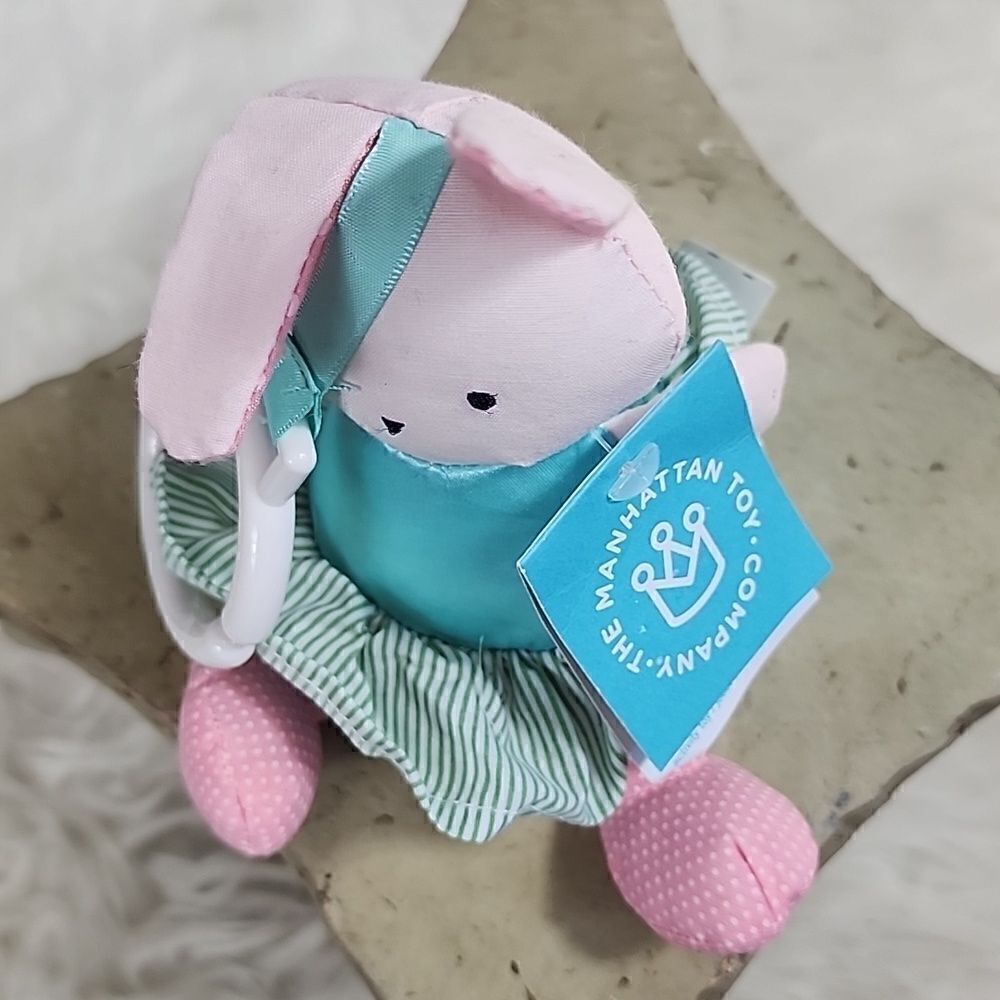 NWT Baby Bell Bunny Baby Activity Toy
